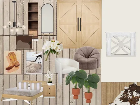 Modern Farmhouse Bedroom Interior Design Mood Board by Jaime-Lynn