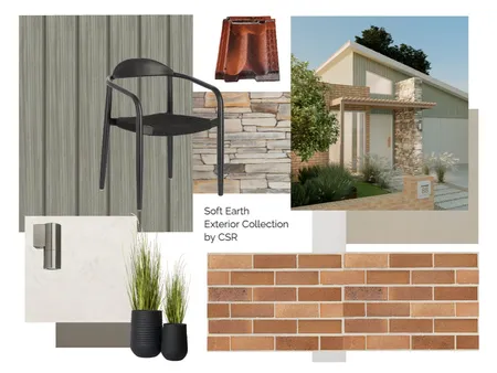 Soft Earth Exterior Collection Interior Design Mood Board by CSR Limited