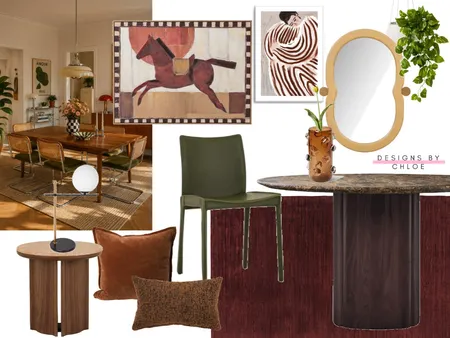 Keilor East Mid Century Home Interior Design Mood Board by Designs by Chloe
