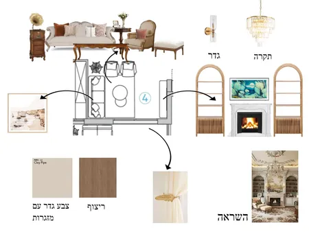 صالون فيكتوري Interior Design Mood Board by shaimaabiadsey