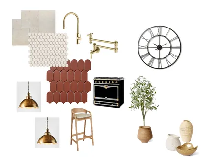 Sexy mediterranean Kitchen Interior Design Mood Board by carolynporteous