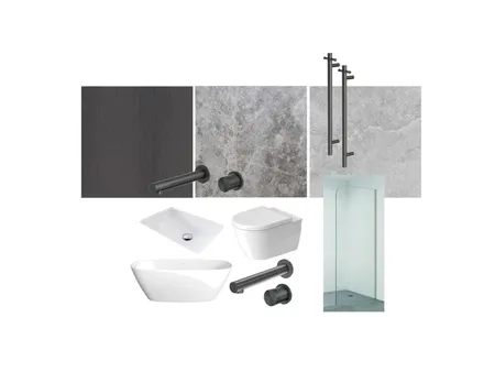 Mt Eliza - Bath, Powder & Laundry Interior Design Mood Board by RADD Architecture