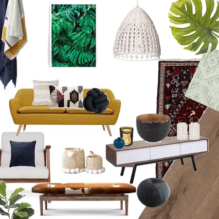 BOHO Interior Design Mood Board by sue on Style Sourcebook