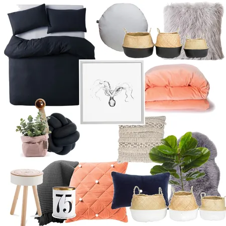 mia's bedroom Interior Design Mood Board by mia.dimech on Style Sourcebook