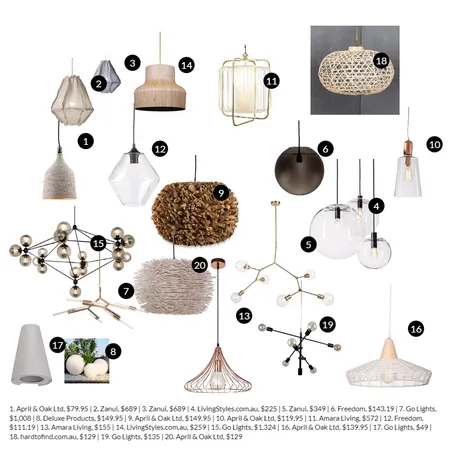 lighting Interior Design Mood Board by blackmortar on Style Sourcebook