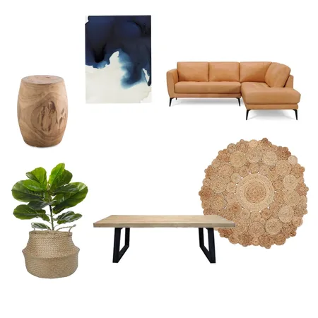 Brown &amp; Blue Interior Design Mood Board by Rebecca Kurka on Style Sourcebook