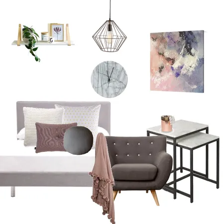 Bedroom blush Interior Design Mood Board by Kirsty on Style Sourcebook