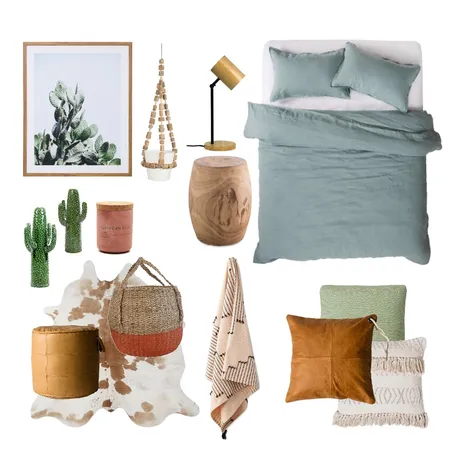 Desert Bedroom Interior Design Mood Board by Thediydecorator on Style Sourcebook