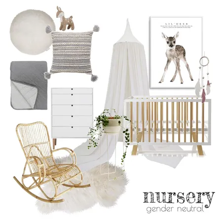 Nursery (Gender Neutral) Interior Design Mood Board by Rebecca Kurka on Style Sourcebook