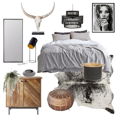 Modern boho Interior Design Mood Board by Thediydecorator on Style Sourcebook