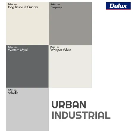 Dulux Urban Industrial Colour Palette Interior Design Mood Board by Dulux Australia on Style Sourcebook