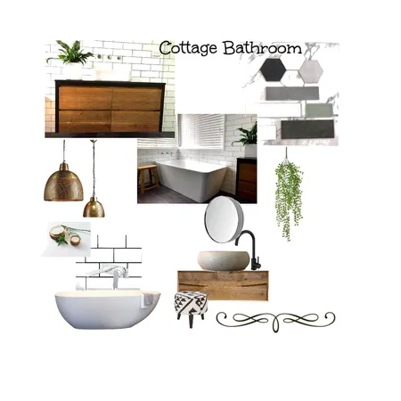 Cottage Bathroom Interior Design Mood Board by Just In Place on Style Sourcebook