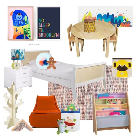 Colourful kids room Interior Design Mood Board by Thediydecorator on Style Sourcebook