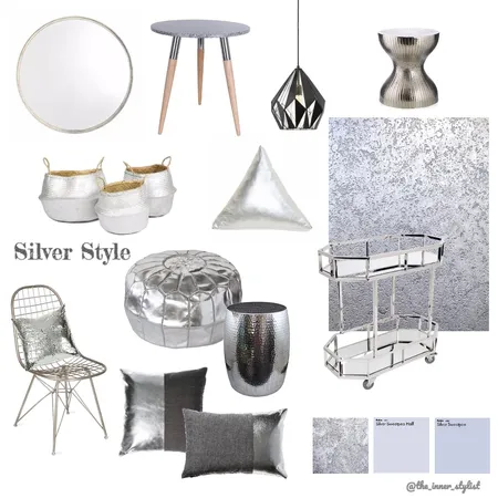 Silver Style Interior Design Mood Board by Plant some Style on Style Sourcebook