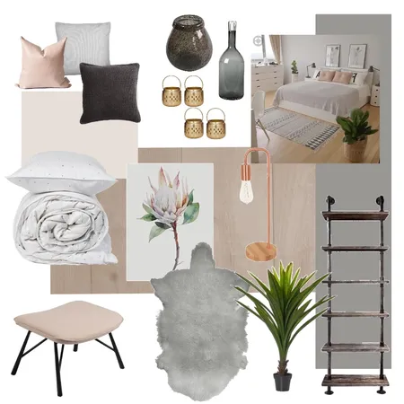 camera rosa oro grigio Interior Design Mood Board by E.P.T. on Style Sourcebook