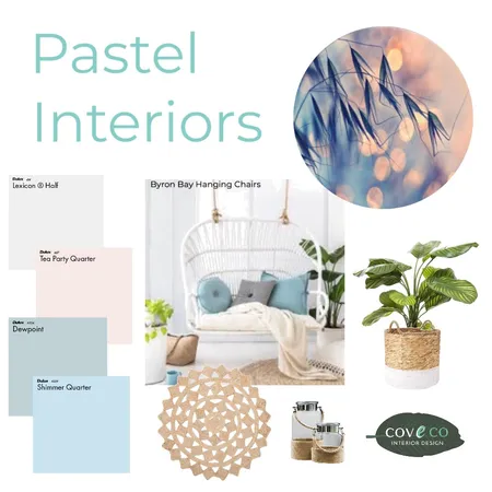 Pastel Interiors Interior Design Mood Board by Coveco Interior Design on Style Sourcebook
