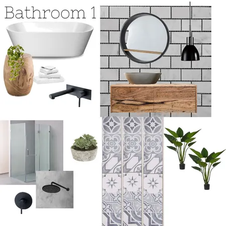 Kylie and Marcus's bathroom1 Interior Design Mood Board by Nardia on Style Sourcebook