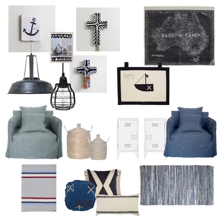 Albies Bedroom Interior Design Mood Board by The Secret Room on Style Sourcebook