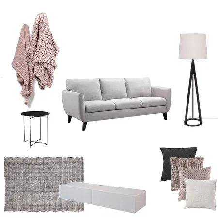 Textured Monochrome Interior Design Mood Board by cradford on Style Sourcebook