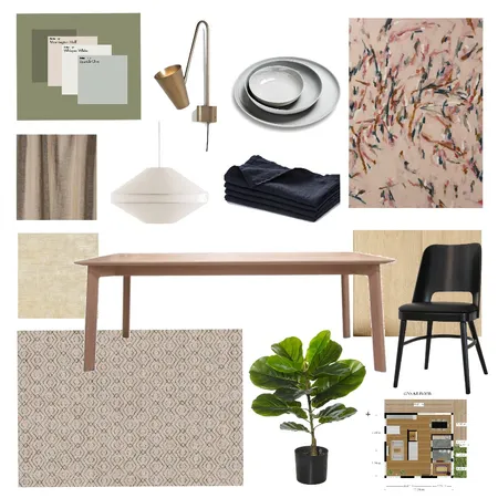 Dining Room Interior Design Mood Board by JanaIsazaSmith on Style Sourcebook