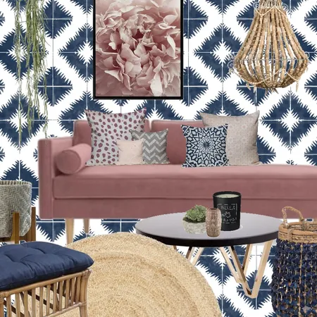 Pink and Blue Interior Design Mood Board by Grace Garrett on Style Sourcebook