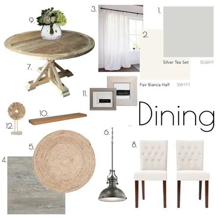 Dining Interior Design Mood Board by morganross on Style Sourcebook