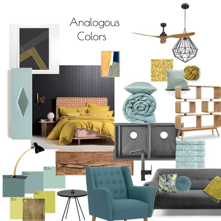 Analogous colors Interior Design Mood Board by Catleyland on Style Sourcebook