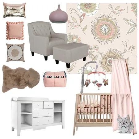 It's a girl Interior Design Mood Board by Debbie Dirker on Style Sourcebook