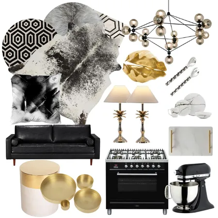 Monochrome Interior Design Mood Board by mianardone on Style Sourcebook