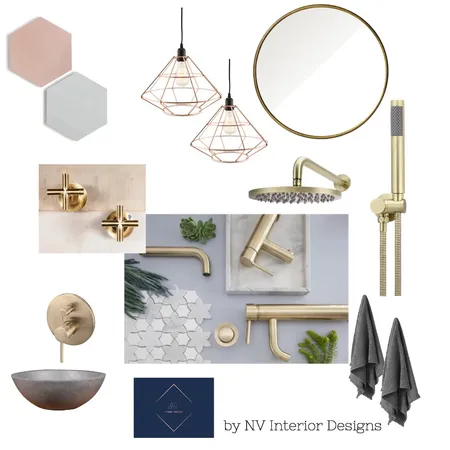 Luxe Bathroom Interior Design Mood Board by NicoleVella on Style Sourcebook