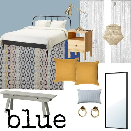 blue room Interior Design Mood Board by naamaetedgi on Style Sourcebook