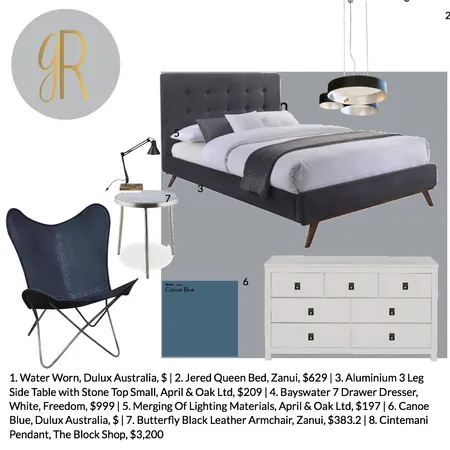 boys bedroom Interior Design Mood Board by GeorginaRahi on Style Sourcebook