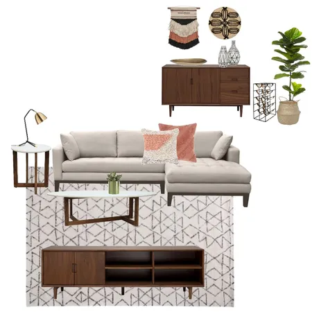 mid-century boho Interior Design Mood Board by karleepaterson on Style Sourcebook