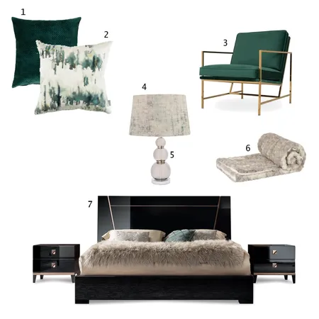 Green Interior Design Mood Board by Zamazulu on Style Sourcebook