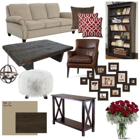 Warm living room Interior Design Mood Board by jessicavandermerwe on Style Sourcebook