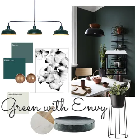 Green Interior Design Mood Board by thebohemianstylist on Style Sourcebook
