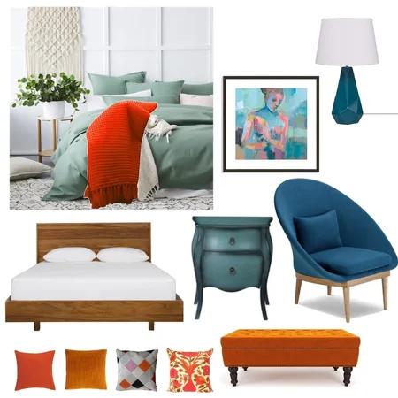 split complementary Interior Design Mood Board by candra on Style Sourcebook