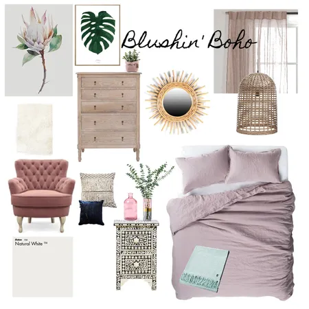 Blushin' Boho Interior Design Mood Board by rwoodbridge on Style Sourcebook