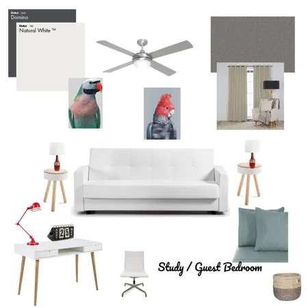 study / guest bedroom Interior Design Mood Board by anja on Style Sourcebook