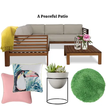 A PEACEFUL PATIO Interior Design Mood Board by DiamondBrook on Style Sourcebook