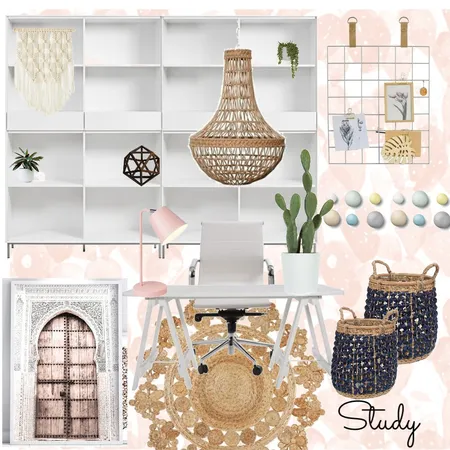 Study Interior Design Mood Board by Sel Noir Designs  on Style Sourcebook