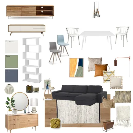 retro living room Interior Design Mood Board by caropanda on Style Sourcebook