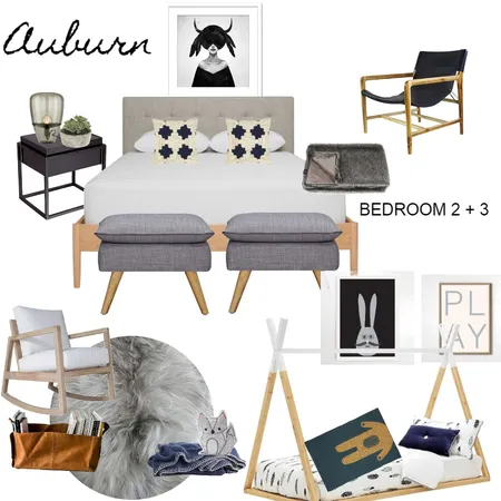 GUEST ROOM + KIDS ROOM Interior Design Mood Board by stylebeginnings on Style Sourcebook