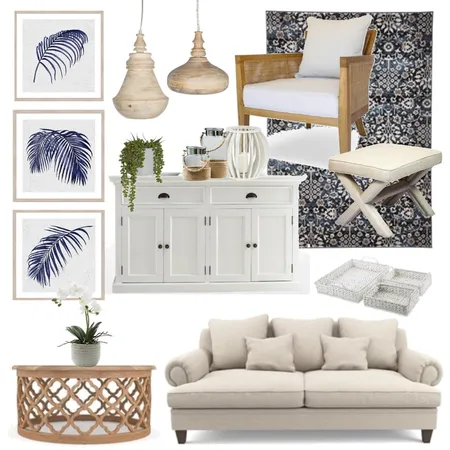 Hamptons Interior Design Mood Board by Thediydecorator on Style Sourcebook