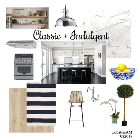 Classic White Kitchen Interior Design Mood Board by anncoballes on Style Sourcebook
