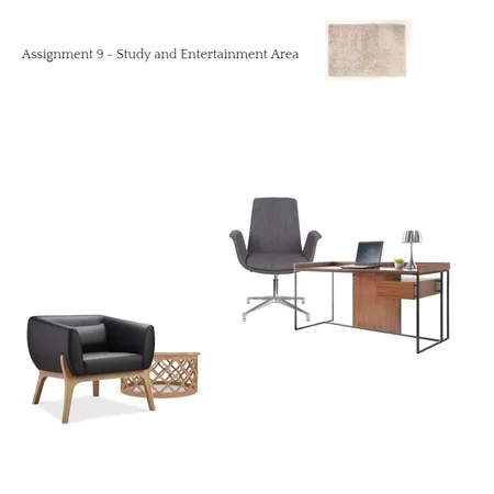 Study and Entertainment Area Interior Design Mood Board by Eunicecyl on Style Sourcebook