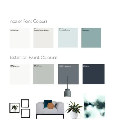 Paint Colour Mood Board Interior Design Mood Board by Neo Interior Design Perth on Style Sourcebook