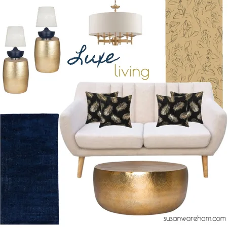 Luxe living Interior Design Mood Board by www.susanwareham.com on Style Sourcebook