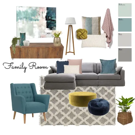 Family Room Interior Design Mood Board by Jackie Fyfe Interiors on Style Sourcebook