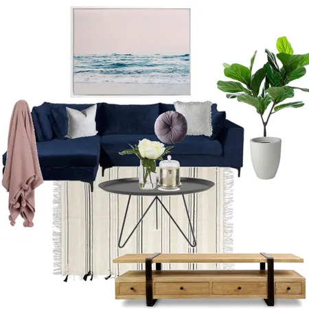 Royal Blue Living Room Interior Design Mood Board by TamaraJH on Style Sourcebook